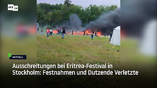 Ausschreitungen bei Eritrea-Festival in Stockholm: Festnahmen und Dutzende Verletzte