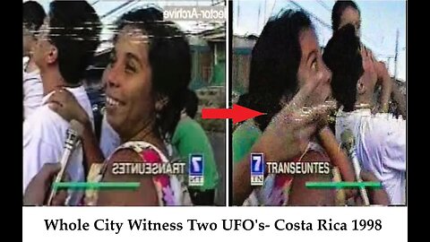 City Witness UFO's Flying In Formation- Costa Rica 1998
