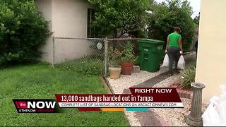 Sandbag locations throughout the Tampa Bay area