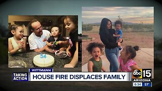 House fire displaces Wittmann family