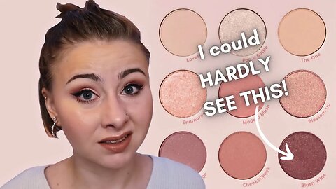 My BRUTALLY HONEST OPINION! ColourPop Blush Crush Eyeshadow Palette Color Study