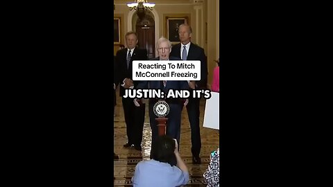 LND REACTS To Mitch McConnell FREEZING | Loud 'N Drunk | #shorts