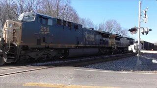 CSX B158 Empty Coke Express Train from Creston, Ohio December 15, 2023