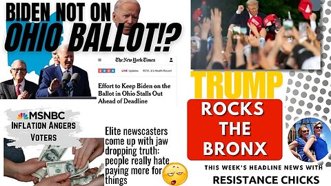 BIDEN NOT ON OHIO BALLOT!? Trump Rocks the Bronx - MSNBC "Inflation Angers Voters" 5/24/24
