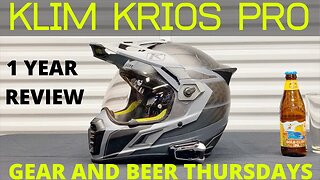 KLIM KRIOS PRO one year helmet review. (Gear and Beer Thursdays)