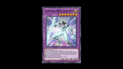 Yu Gi Oh! Elemental HERO Glow Neos