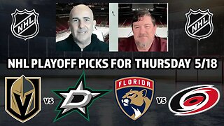 NHL Playoff Predictions | Florida Panthers vs Carolina Hurricanes Game 1 Betting | PuckTime May 18