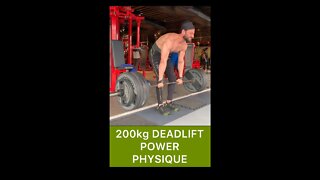 200kg HEAVY DEADLIFT | Both Strength and Physique #shorts