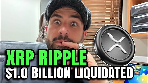 XRP RIPPLE $1.0 BILLION LIQUIDATED IN 24 HOURS IN THE CRYPTO MARKET 🤯