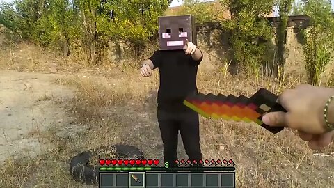 Minecraft in real life POV MINECRAFT Zombie Realistic Minecraft Texture Pack POV Live Action 2023
