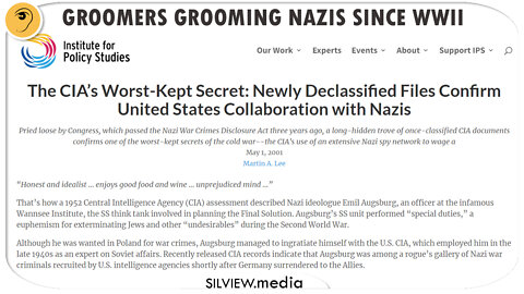 How Russia foiled an US-UK program for grooming Nazis and sending them behind Russian lines