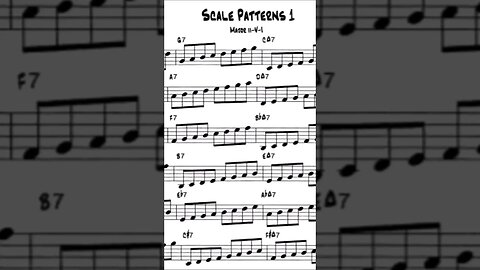 The Modern Jazz Trumpet Method - [Scale Patterns] 1A (Major II-V-I)