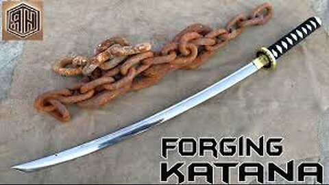 Forging khatana out of rusty metal chain || full video