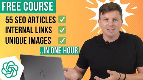 How I Made a Niche Site in 1 Hour (Free Course) | ChatGPT, Canva & Machined.AI