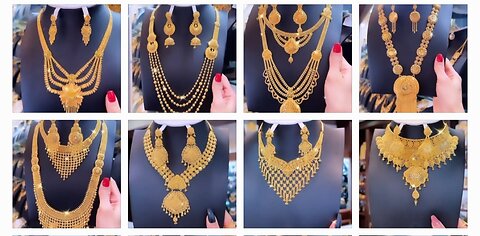 22 karat gold bridal set designs latest gold jewellery collection for Bridal