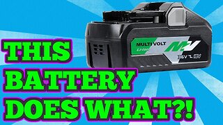 Metabo HPT MultiVolt Battery Works For 18V And 36V Tools