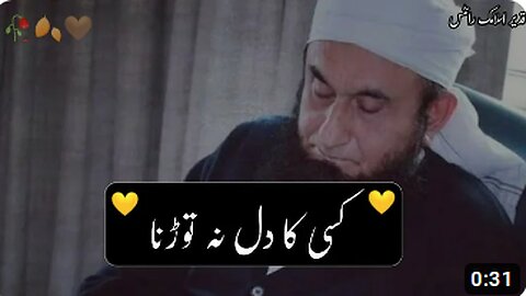 emphasizes kindness and empathy:mulana tariq jameel