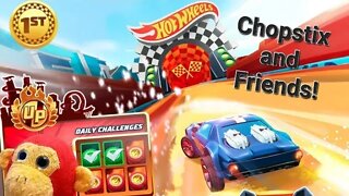 Chopstix and Friends! Hot Wheels unlimited: the 10th race with BONUS TRACKS!