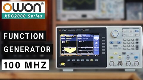 Owon XDG2100 100Mhz 14 bits Function Generator ⭐ Full Review!