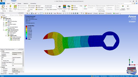 Combination Wrench Case Study with ANSYS Workbench