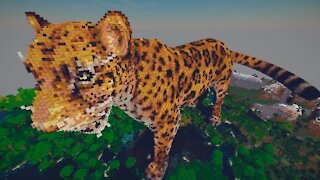 Minecraft Huge Jaguar Cat Build