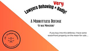 Appellate Lawyer Reacts to The "Merritt"-less defense of Richard Merritt (is it a pack of lies?)