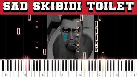 Sad😢Skibidi Toilet - Emotional Piano Tutorial