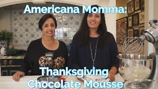 Thanksgiving Chocolate Mousse