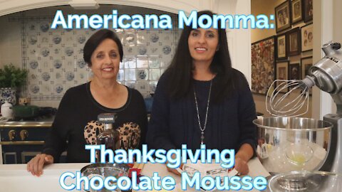 Thanksgiving Chocolate Mousse