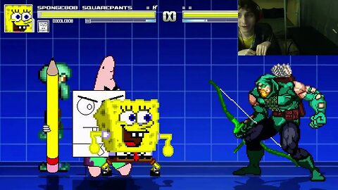 SpongeBob SquarePants Characters (SpongeBob, Squidward, And DoodleBob) VS Green Arrow In A Battle