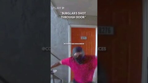 Homeowner's Epic Showdown: Burglars Pick the Wrong Door and Get a Shocking Surprise #truecrime