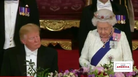 The Queen's toast to President Trump