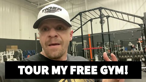 Tour My FREE GYM - NEW EQUIPMENT and New Home of Laura Phelps!