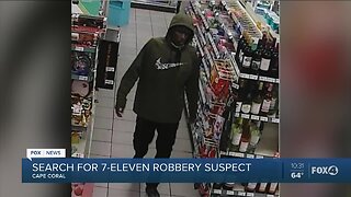 Search for 7 - Eleven robbery suspect continues