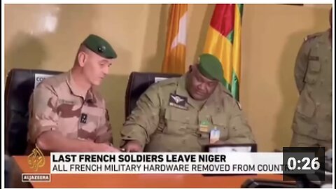 🇫🇷🇳🇪 French troops officially left Niger, withdrawing all personnel and equipment.