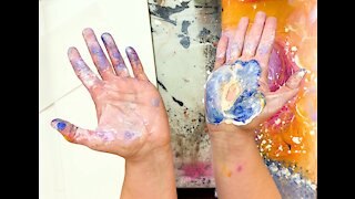 Weird Art Hacks Episode 1-Finger painting