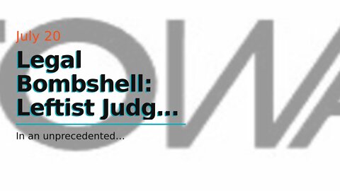 Legal Bombshell: Leftist Judges Rule Alex Jones May Not Discuss 1st Amendment, Say He Is Innoce...