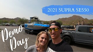 Demo Day on a 2021 Supra SE 550 Wakeboat
