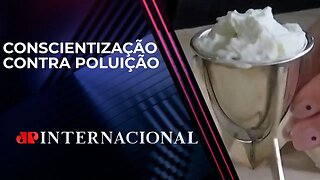 Designer cria sorvete com resíduos de plástico | JP INTERNACIONAL