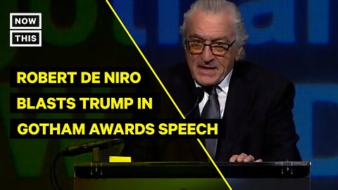 Robert De Niro Slams Trump in Gotham Awards Speech #2023 #Robertdeniro #Donaldtrump #Donaldtrump