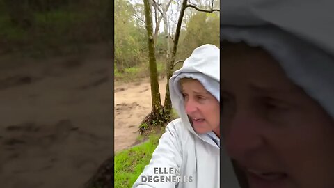 Ellen DeGeneres, Heavy Rain In California