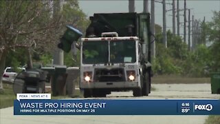 Waste Pro Fort Myers division hosts hiring event