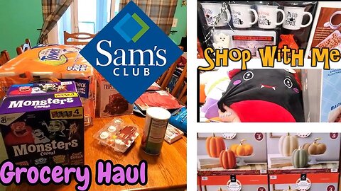 Sams Club Haul | Shop with me | New Fall Items | Family of 5 | Grocery Haul