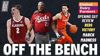 Cincinnati Reds are 1-0! Nick Martini! March Madness is heating up! | OTB presented by UDF