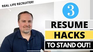 3 Resume Hacks To Stand Out From The Competition!