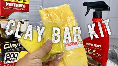 Mothers California Gold Clay Bar System Unboxing