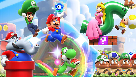 Super Mario Bros. Wonder gameplay video game live ✅