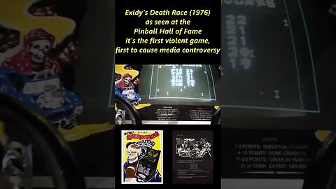 Exidy's Death Race At The Pinball Hall Of Fame