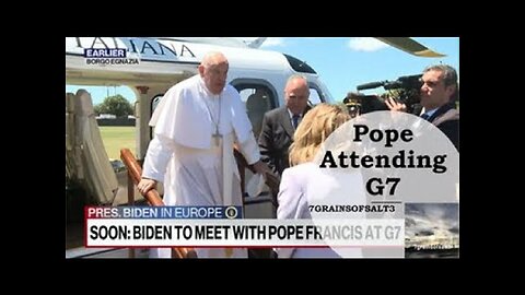 7grainsofsalt: The Pedophile Pope Francis Attending WEF, UN, EU & WHO Agenda 2030 G7!
