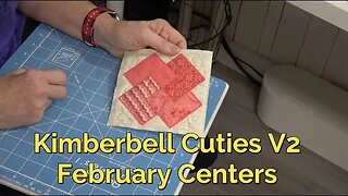 Pt 2 February Kimberbell Cuties Topper V2, Create the Applique Centers